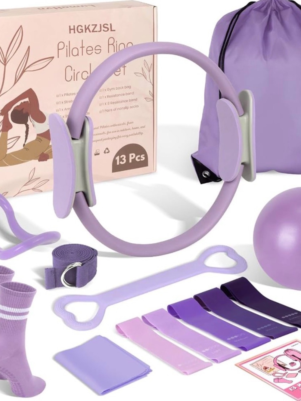 Pilates Set - 13 Piece Women’s Fitness Kit